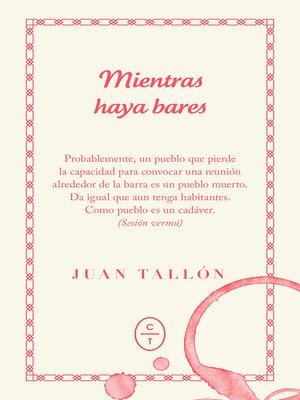 cover image of Mientras haya bares